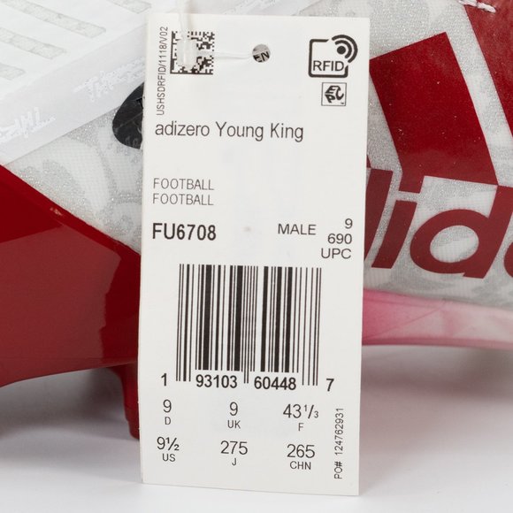Adidas Adizero New Reign \'Floral - Red\' FU6708 Football Cleats size 9 - 13 main image 14